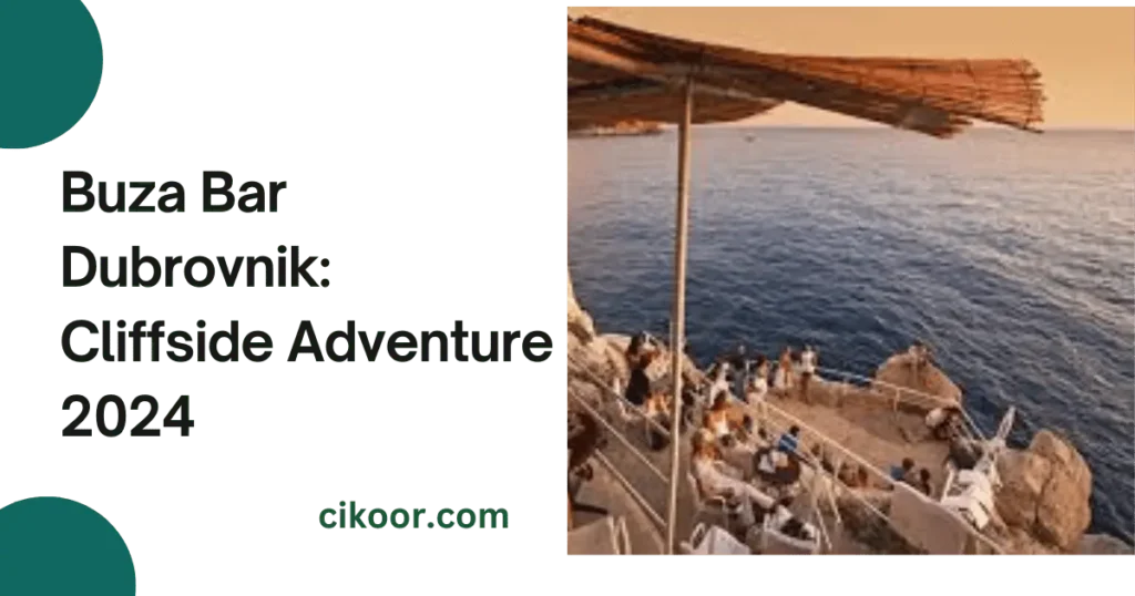 Buza Bar Dubrovnik: Cliffside Adventure 2024